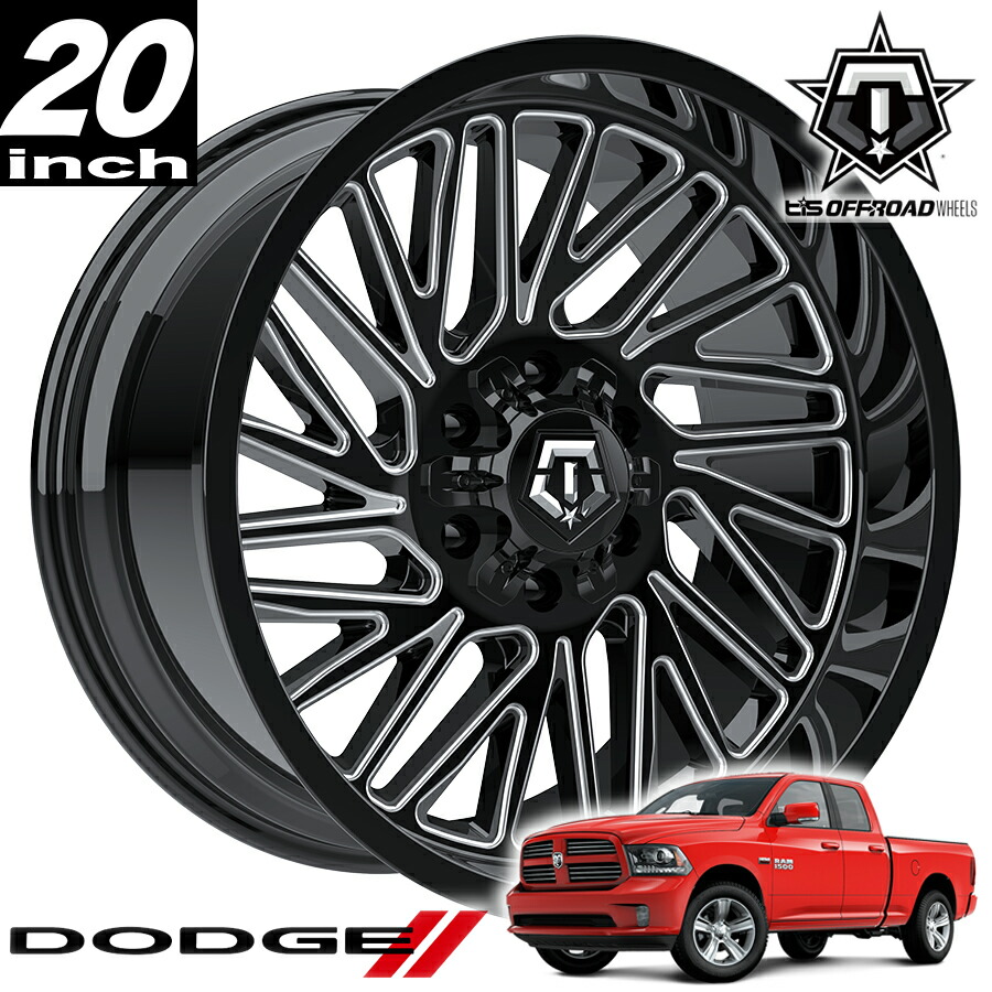楽天市場】TIS OFFROAD 553BM グロスブラックミルド 20インチアルミ