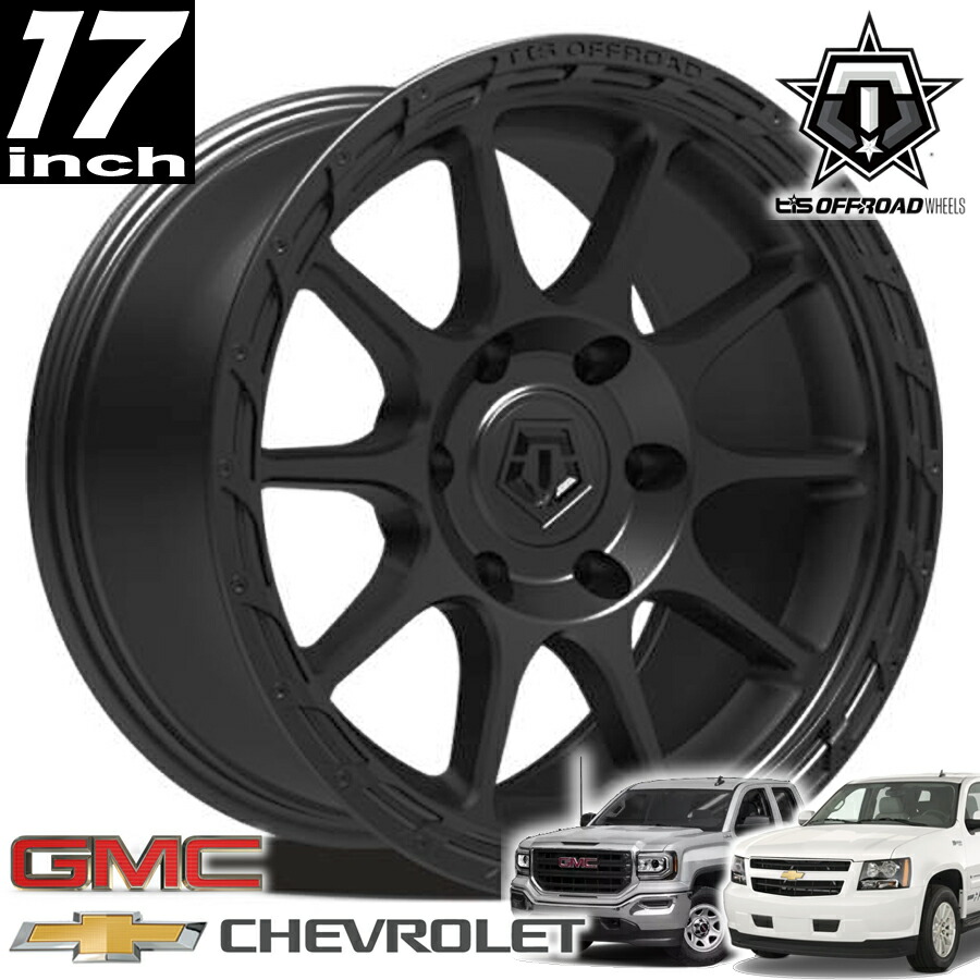 楽天市場】TIS OFFROAD 563B サテンブラック 17インチアルミホイール