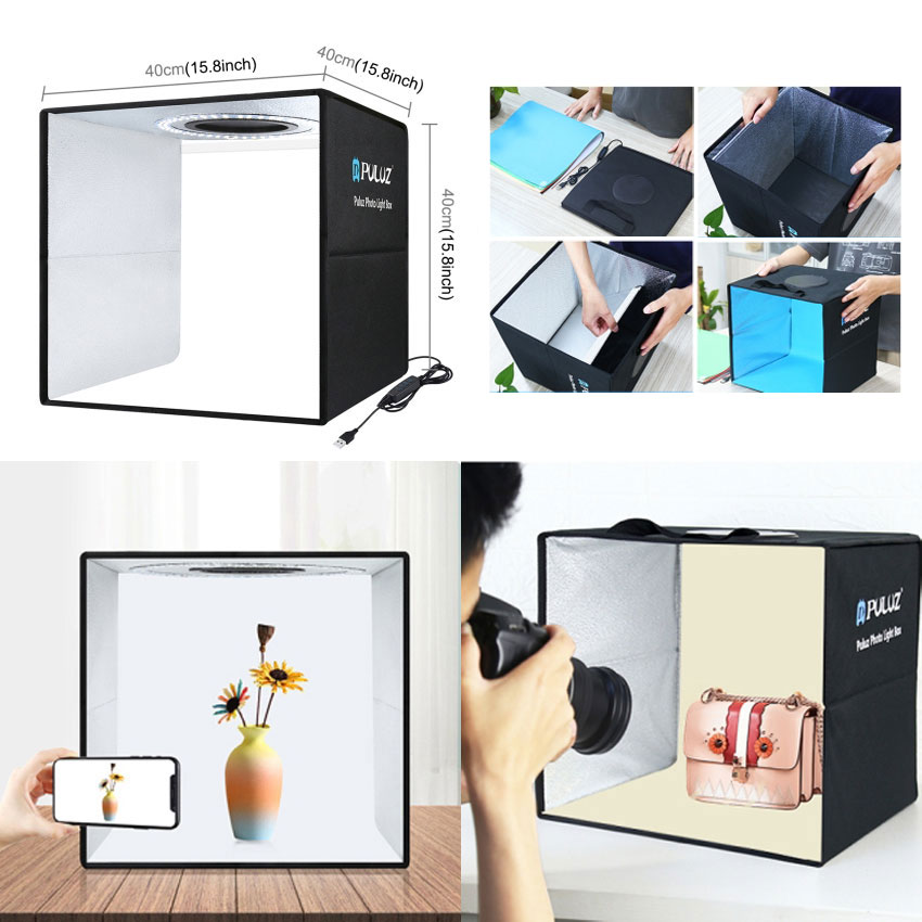 楽天市場】【楽天1位獲得】 撮影ボックス 40cm 160LEDライト 撮影