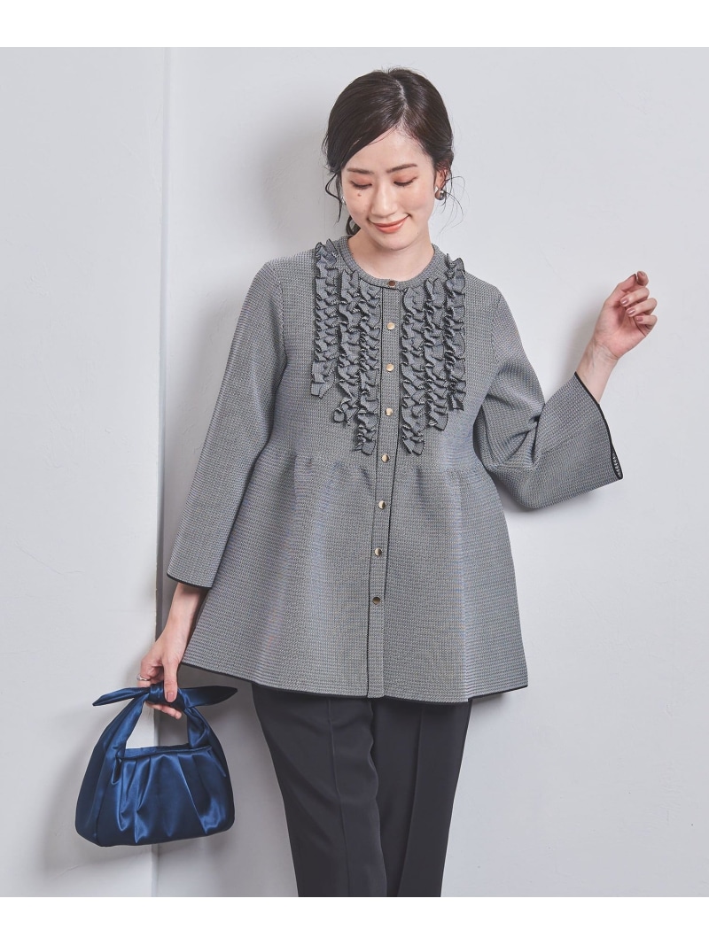 楽天市場】【SALE／60%OFF】ミニフリル ジャカード カーディガン