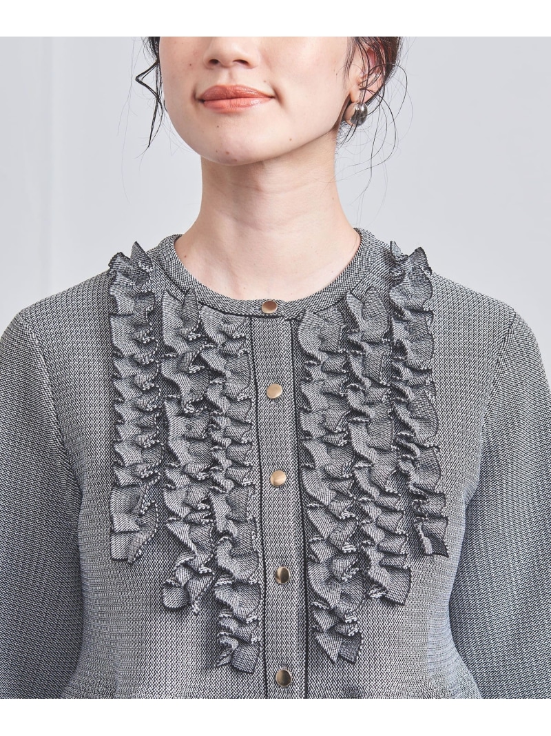 楽天市場】【SALE／60%OFF】ミニフリル ジャカード カーディガン