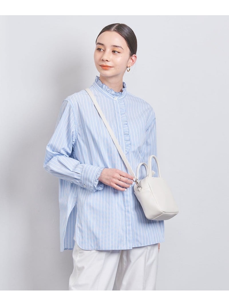 楽天市場】【SALE／50%OFF】フリル スタンドカラー シャツ UNITED