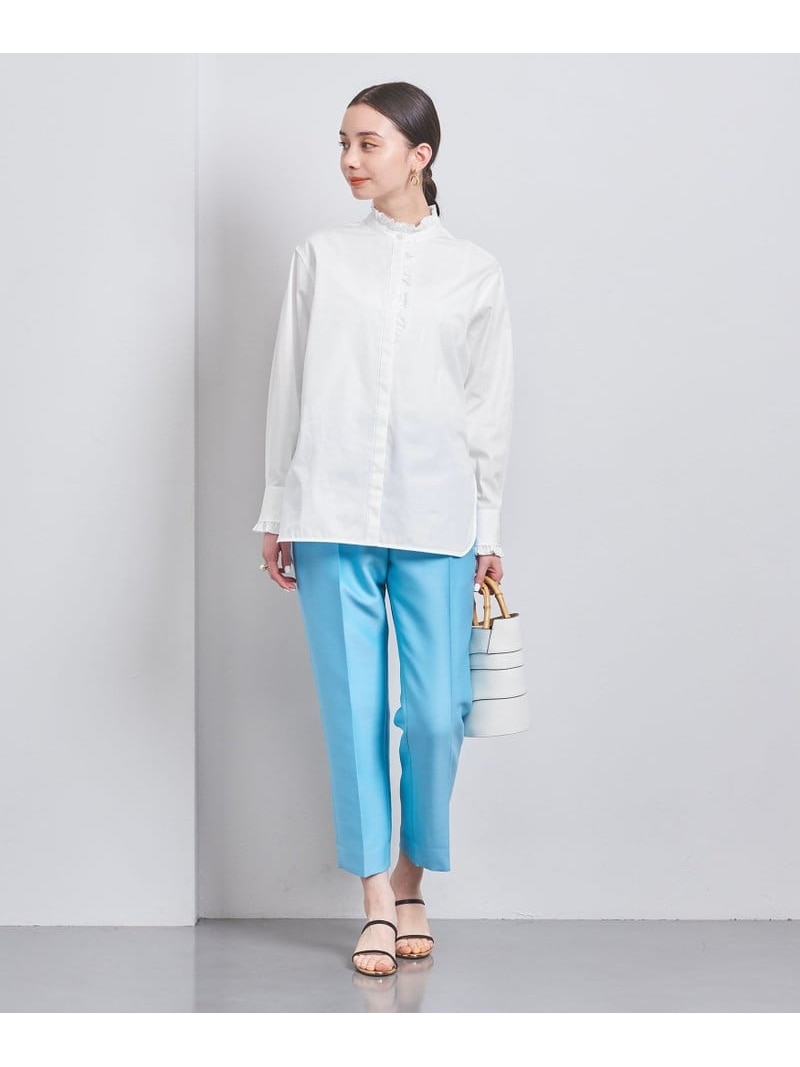 楽天市場】【SALE／50%OFF】フリル スタンドカラー シャツ UNITED