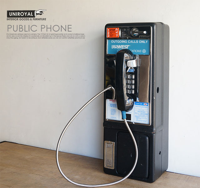 楽天市場】パブリックテレフォン/アメリカ公衆電話/北欧レトロシャビー