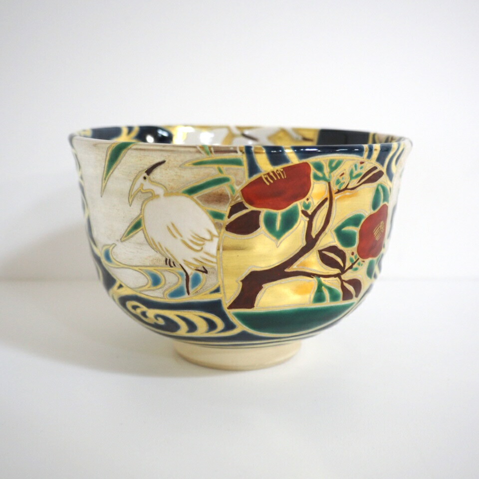 楽天市場】【六月の特売品】水無月窯 藤谷芳哉作 団扇に流水 茶碗 抹茶