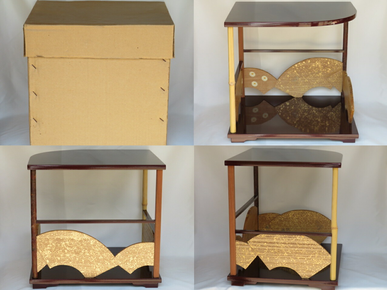 楽天市場】（八月☆特売品）鵬雲斎好写 固定式 寿扇棚USED 茶道具