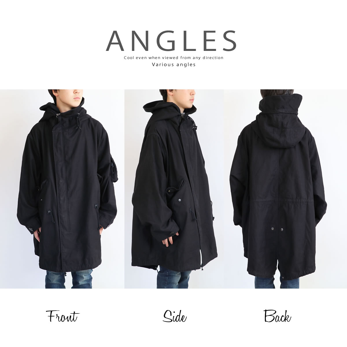 楽天市場】TOP KHAKI ジョンブル M-48 フィッシュテールパーカー