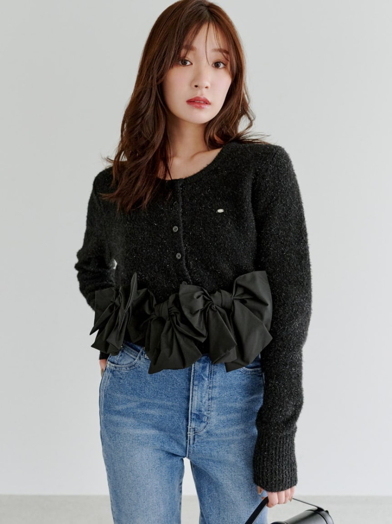 楽天市場】【SALE／50%OFF】リボンモチーフカーディガン SNIDEL