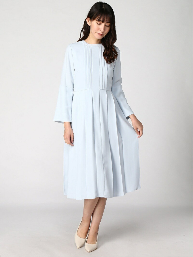 楽天市場】【SALE／45%OFF】バックサテンプリーツワンピース CELFORD