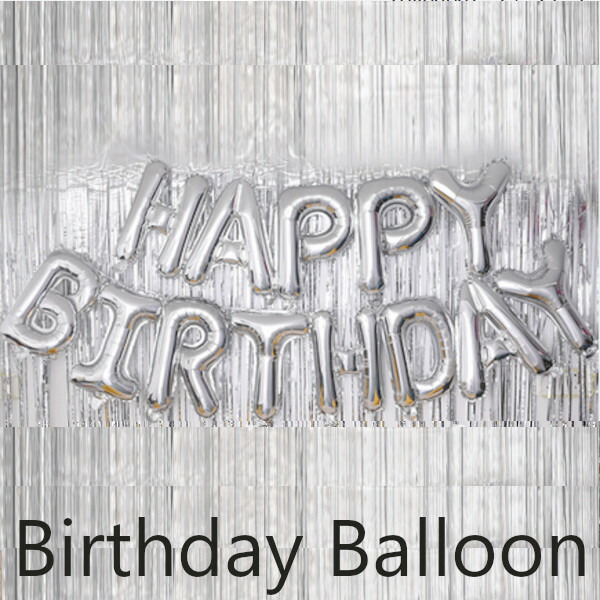 楽天市場】ハッピーバースデー 風船 シルバー バルーン 誕生日