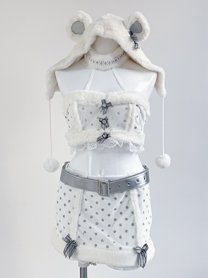 楽天市場】[正規品] [予約]白熊 しろくま 熊耳 熊 くま コスプレ