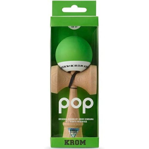 楽天市場】【送料込み】けん玉 KROM pop POP-DGREEN クロムポップ