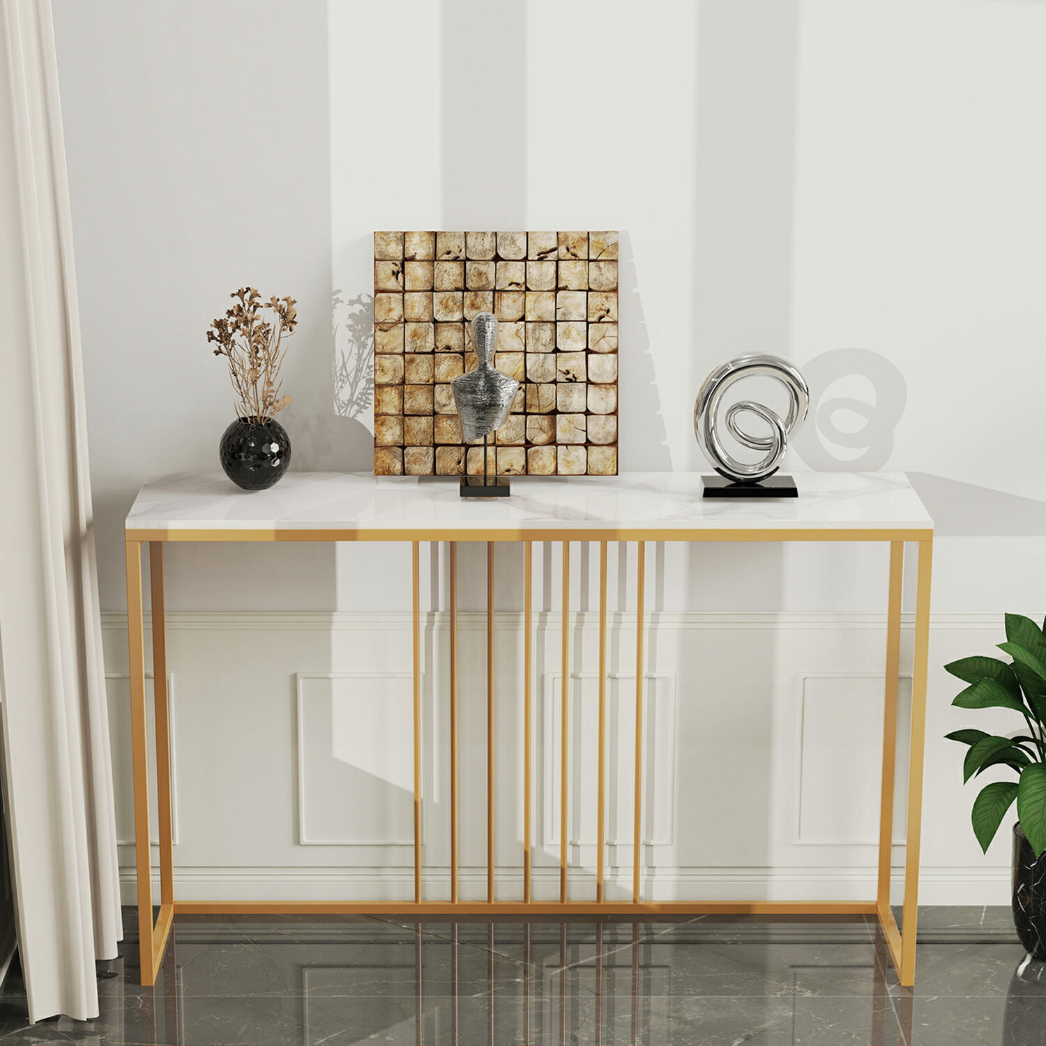 楽天市場】【在庫一掃！】FATIVO コンソールテーブル 玄関テーブル