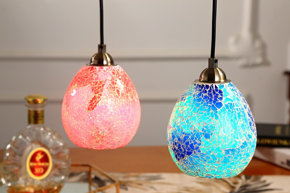 楽天市場】ペンダントライト ステンドグラス モザイク ガラス 北欧