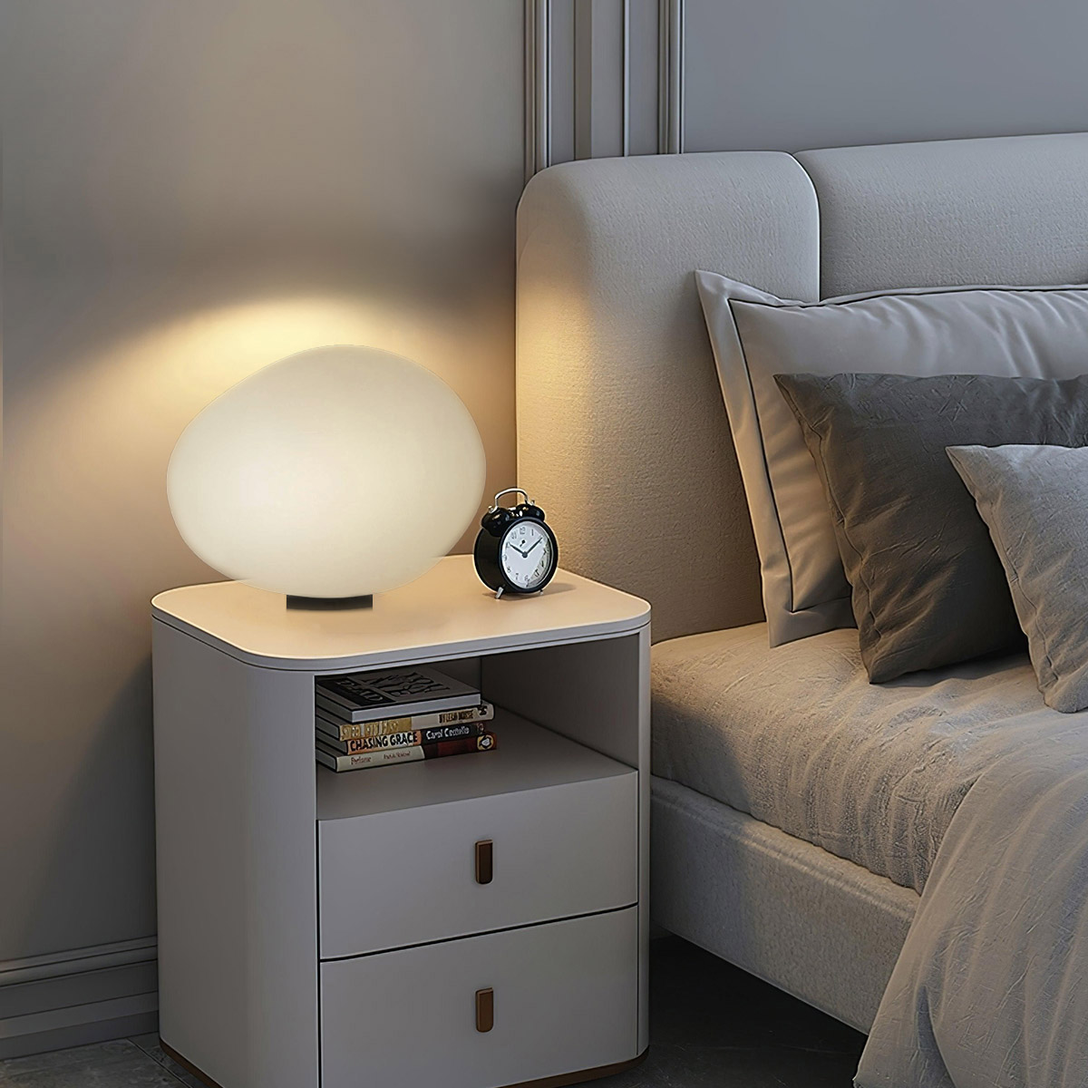 楽天市場】[23cm] VeroMan ころんとした卵型 テーブルランプ 丸みを