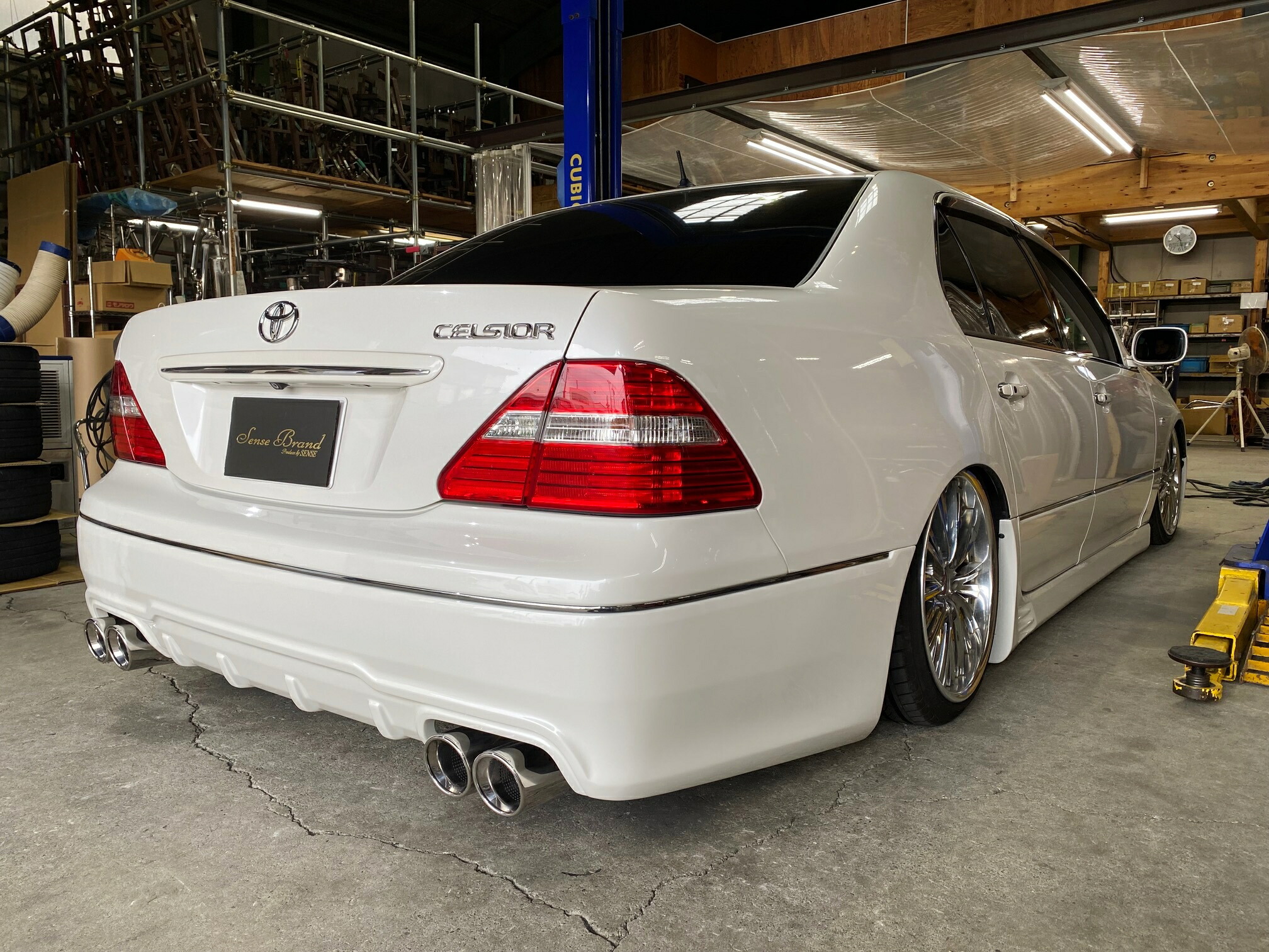 楽天市場】センスブランド 30セルシオ 後期 リアバンパー エアロ