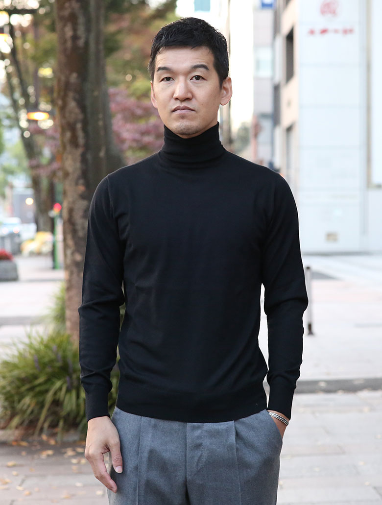 楽天市場】クルチアーニ ニット タートルネック ハイゲージ 14ゲージ