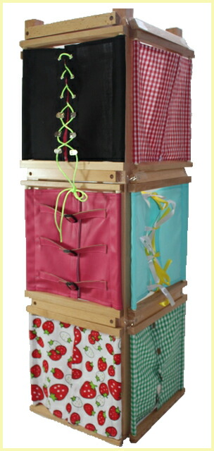 楽天市場】モンテッソーリ 着衣枠 12個セット ♪スタンド付き