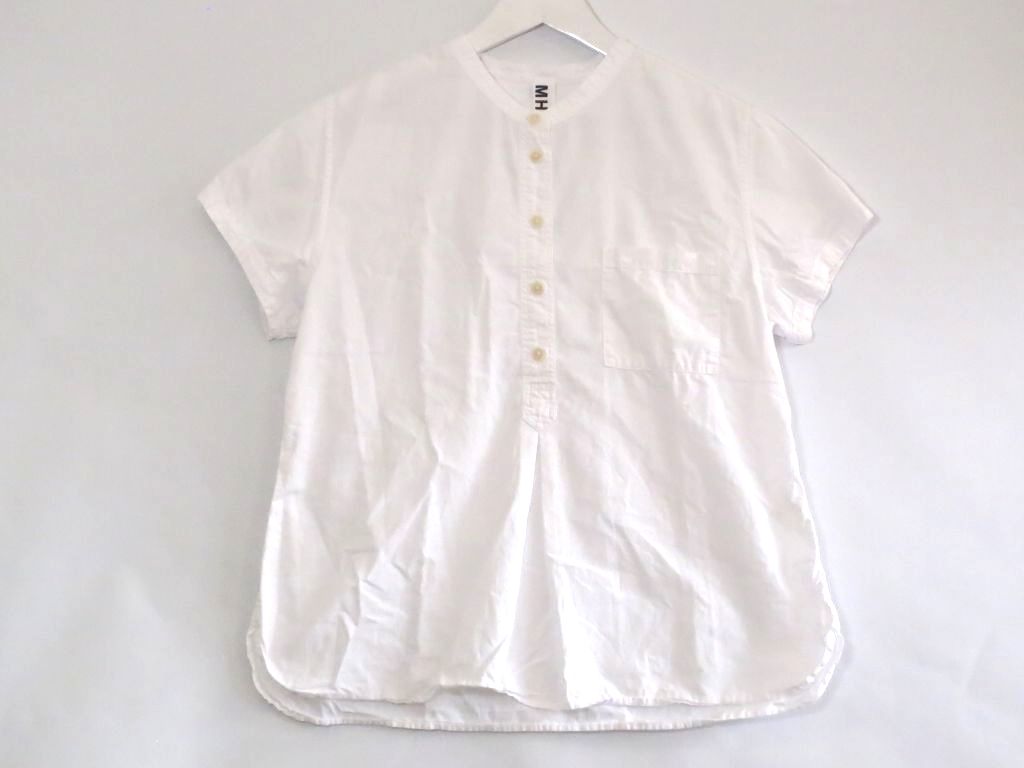 楽天市場】mhl バンドカラー シャツの通販