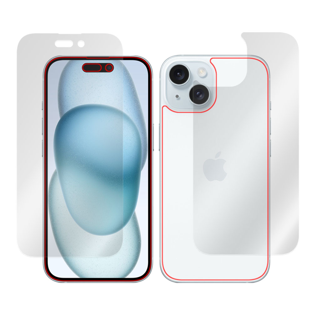 楽天市場】iPhone 15 表面 背面 フィルム OverLay FLEX 高光沢