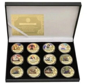 楽天市場】ドラゴンボールZ 12枚セット 金メッキ コイン コンプリート