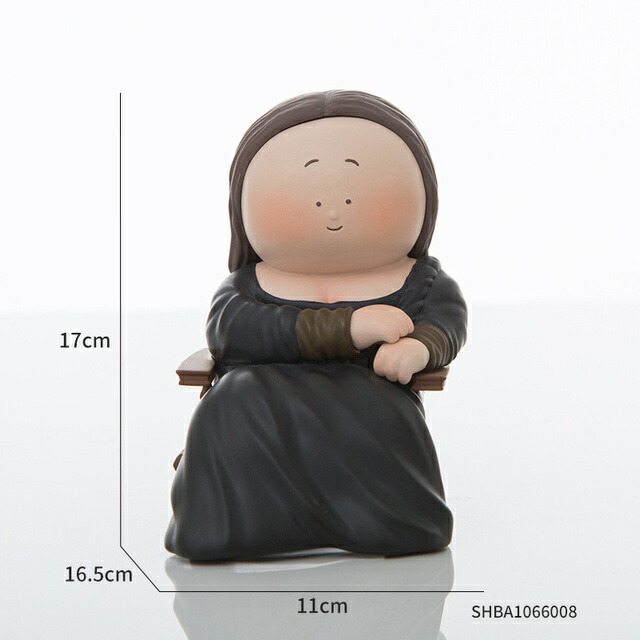楽天市場】オブジェ 【モナリザ-17cm】アーティストフィギュアレジン