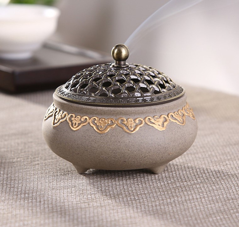 楽天市場】お香立て 香炉 お香 アロマ アロマテラピー アロマポット お