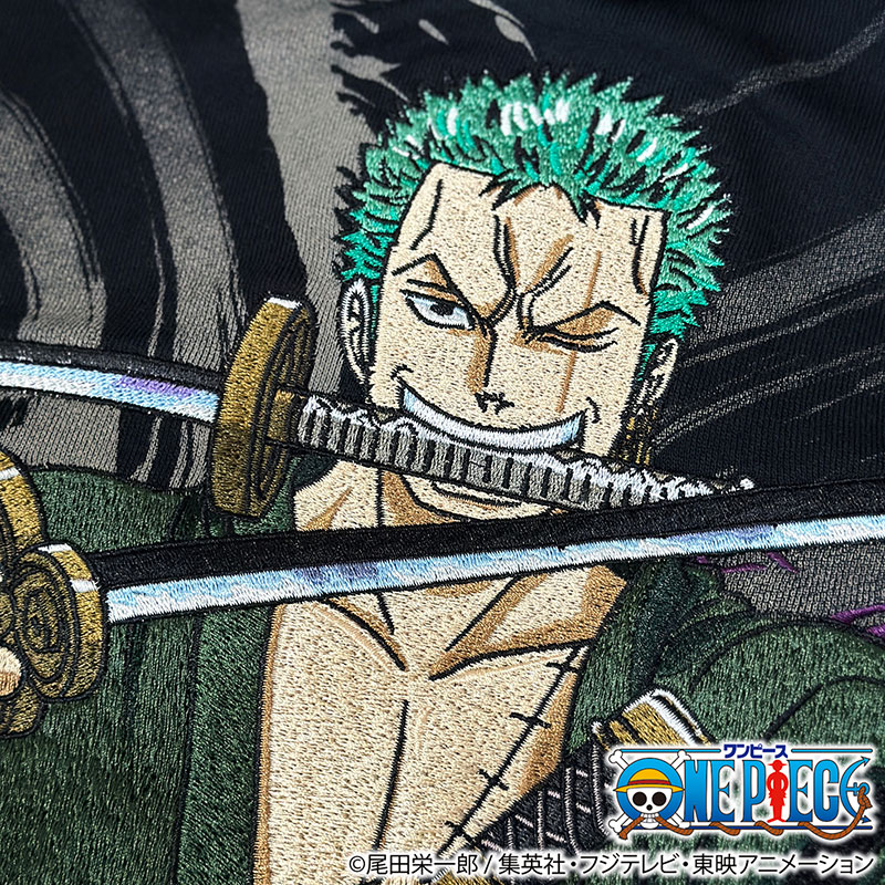 楽天市場】ONE PIECE × 絡繰魂 粋 コラボ ゾロ パーカー 243026 海賊