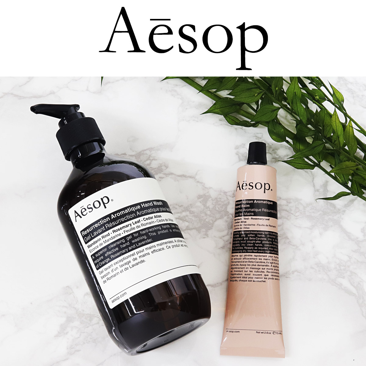 楽天市場】Aesop イソップ ハンドソープ ハンドクリーム セット