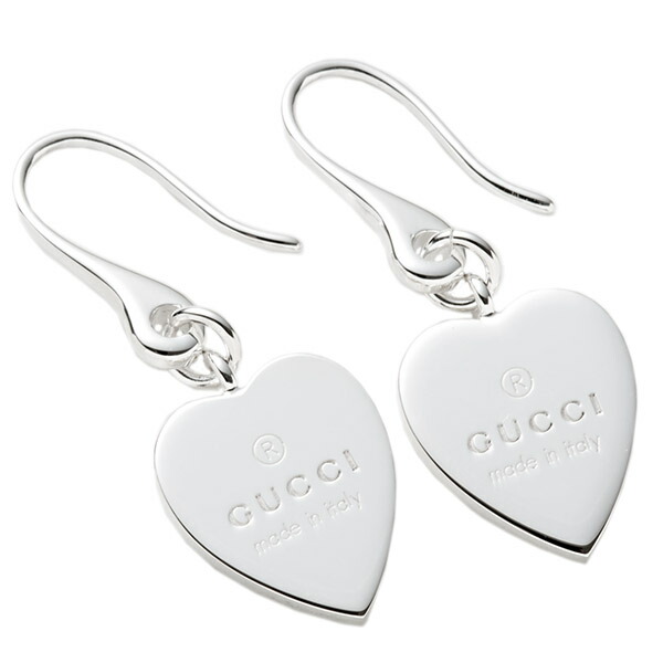 楽天市場】GUCCI グッチ ピアス ハートプレート TRADEMARK HEART