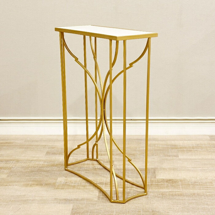 楽天市場】コンソールテーブル コンソール ゴールド 金色 アイアン