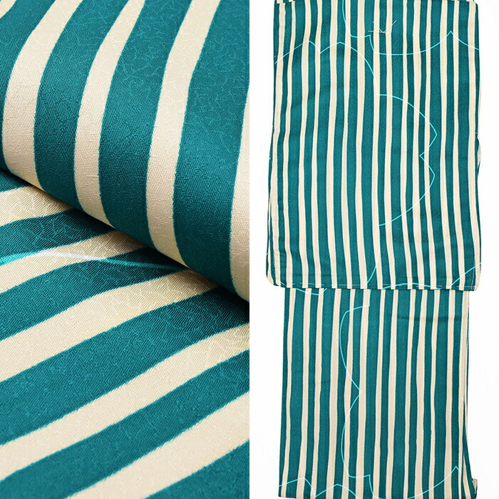 楽天市場】☆ストライプ☆ 洗える 縞 着物 【 M / L 袷 単衣