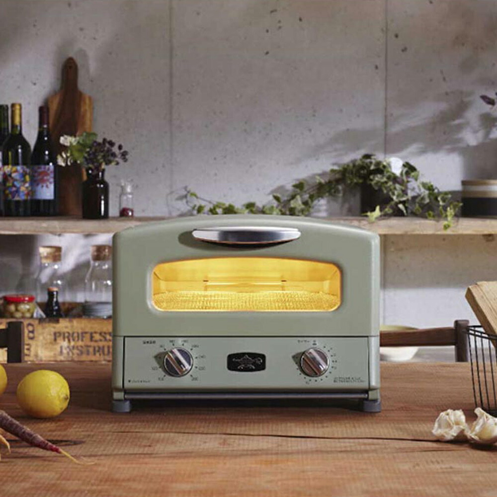 楽天市場】アラジン 4枚焼きグラファイトグリル＆トースター グリーン