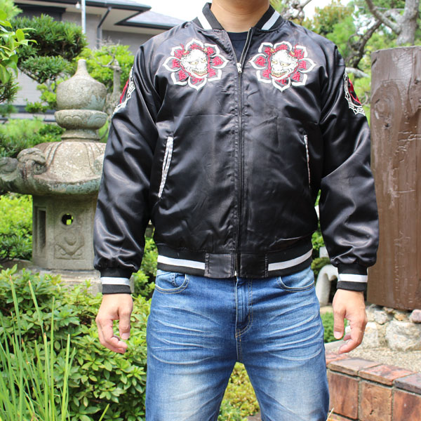 楽天市場】スカジャン【SJ201-2】スカジャン メンズ 和柄刺繍