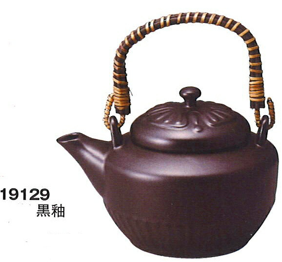 楽天市場】三陶 萬古焼 耐熱土瓶 1000ml グリーン 19130 黒釉 19129