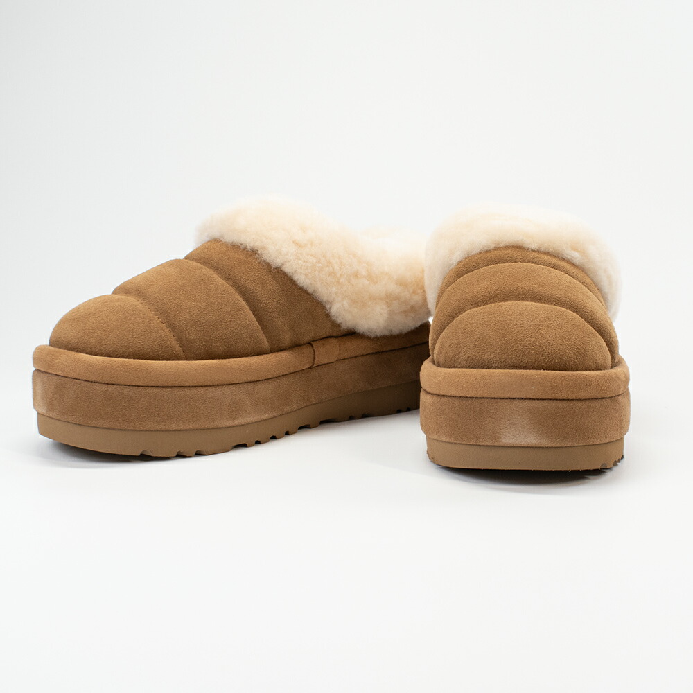 UGG ベージュ スリッポンムートンブーツ アグ チェスナット 厚底25cm