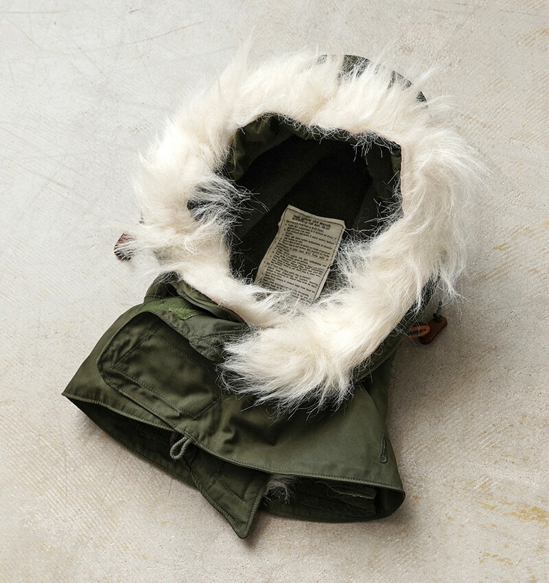 楽天市場】☆実物 新品 デッドストック 米軍 M-65用フード アクリル