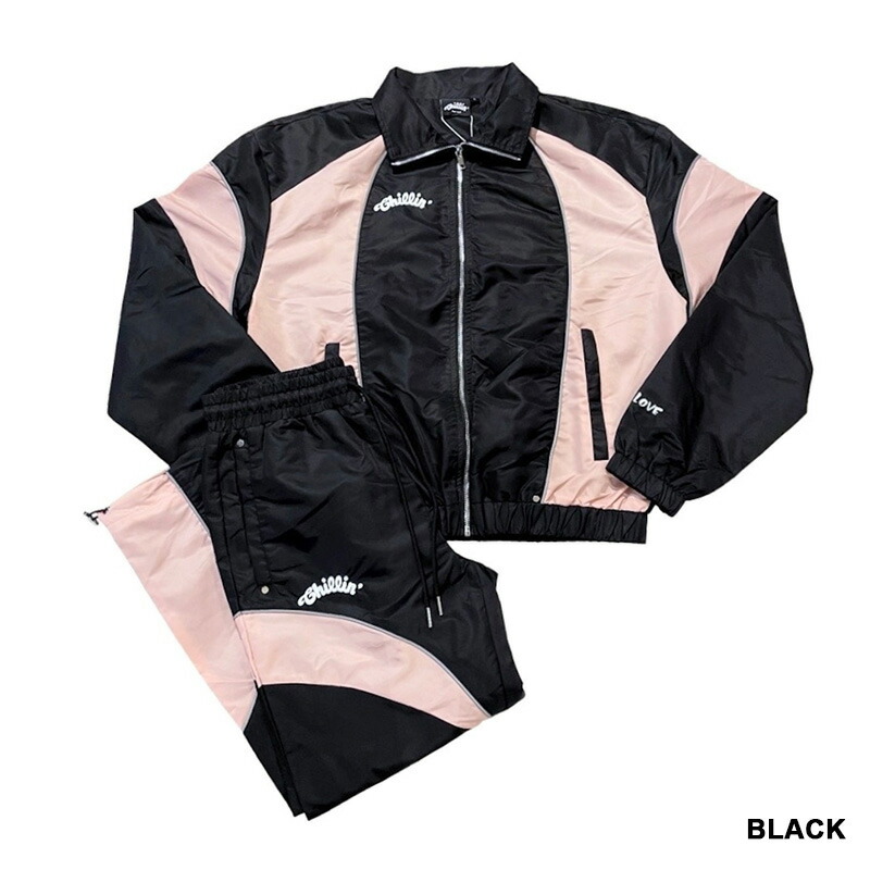 楽天市場】チリン CHILLIN' セットアップ ナイロンジャケット パンツ