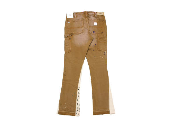 楽天市場】ミニマル mnml フレアデニムパンツ 28-34インチ ブラウン