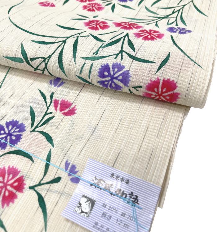 楽天市場】浴衣 反物 源氏物語 レディース ゆかた さわらび なでしこ