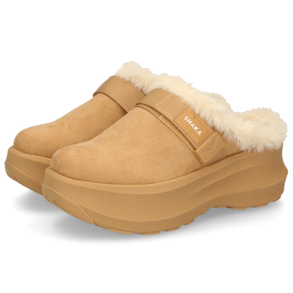 楽天市場】シャカ サボ サンダル レディース 黒 厚底 スナッグ ボア