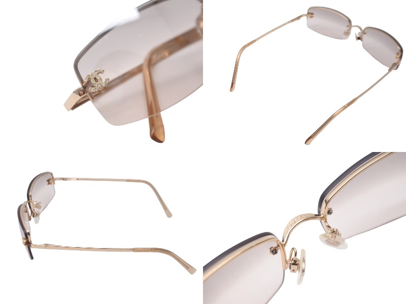 楽天市場】極美品 CHANEL シャネル サングラス ココマーク リムレス 56