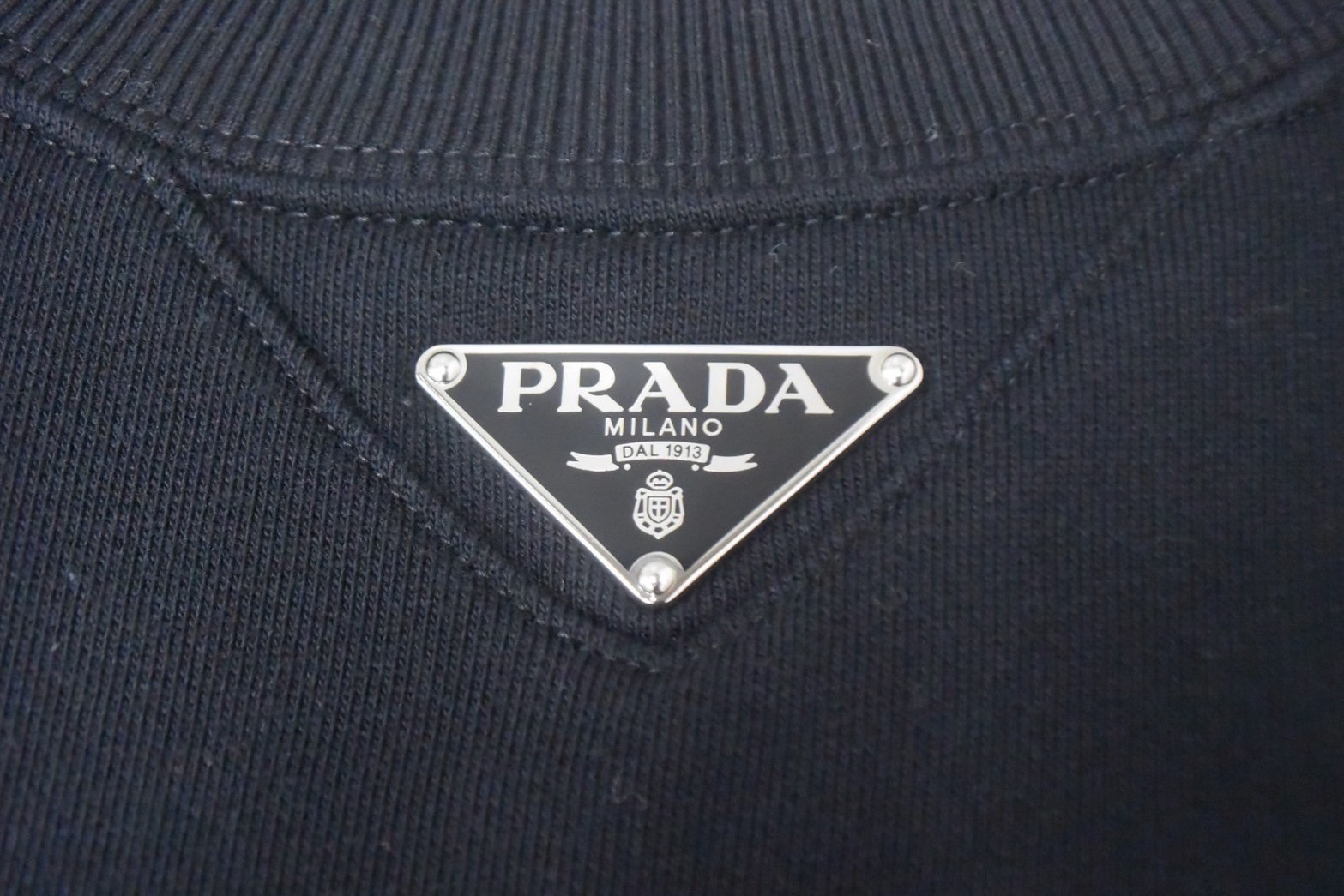 楽天市場】極美品 PRADA プラダ トライアングルロゴ スウェット