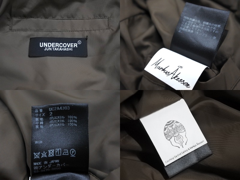 楽天市場】極美品 UNDERCOVER アンダーカバー MARKUS AKESSON マーカス
