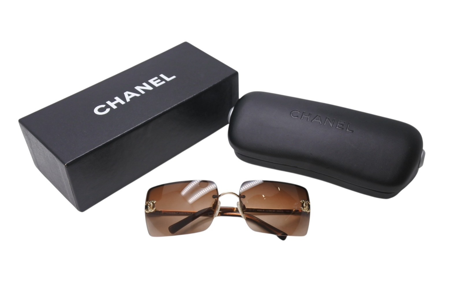 楽天市場】CHANEL シャネル リムレス サングラス 4092-B c.125/13