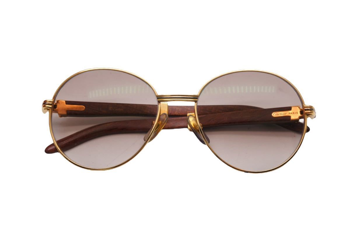 楽天市場】Cartier カルティエ メガネ 眼鏡 ウッドテンプル サングラス