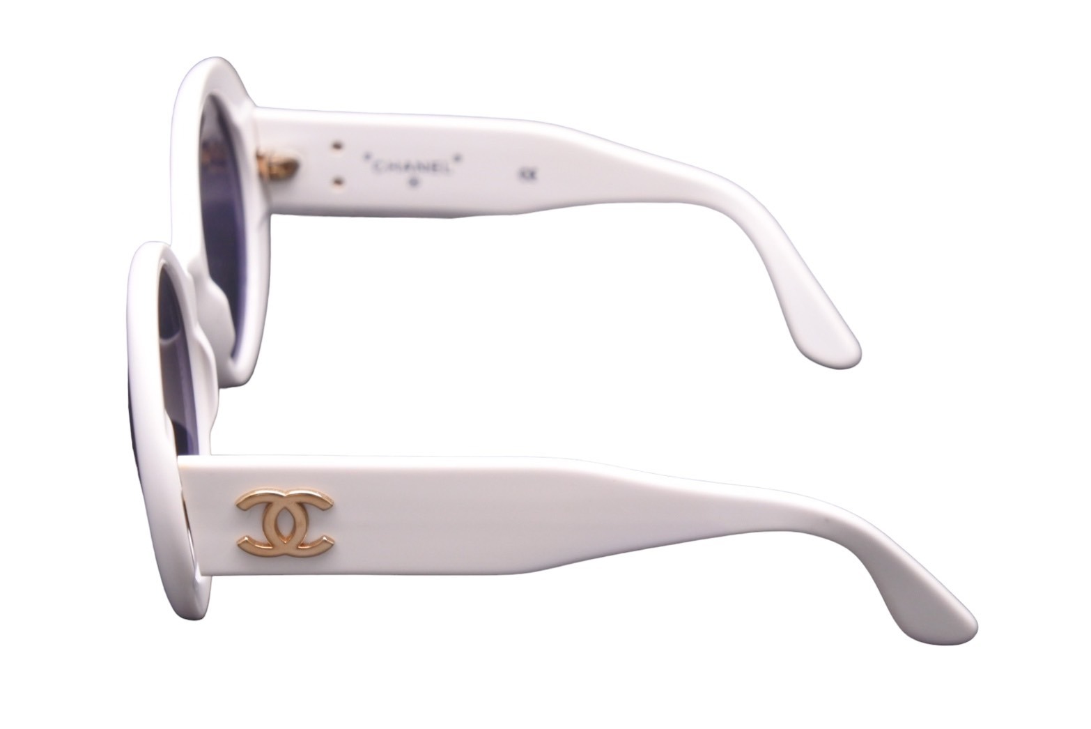 楽天市場】【セール】Chanel シャネル サングラス ロゴ 白 ココマーク