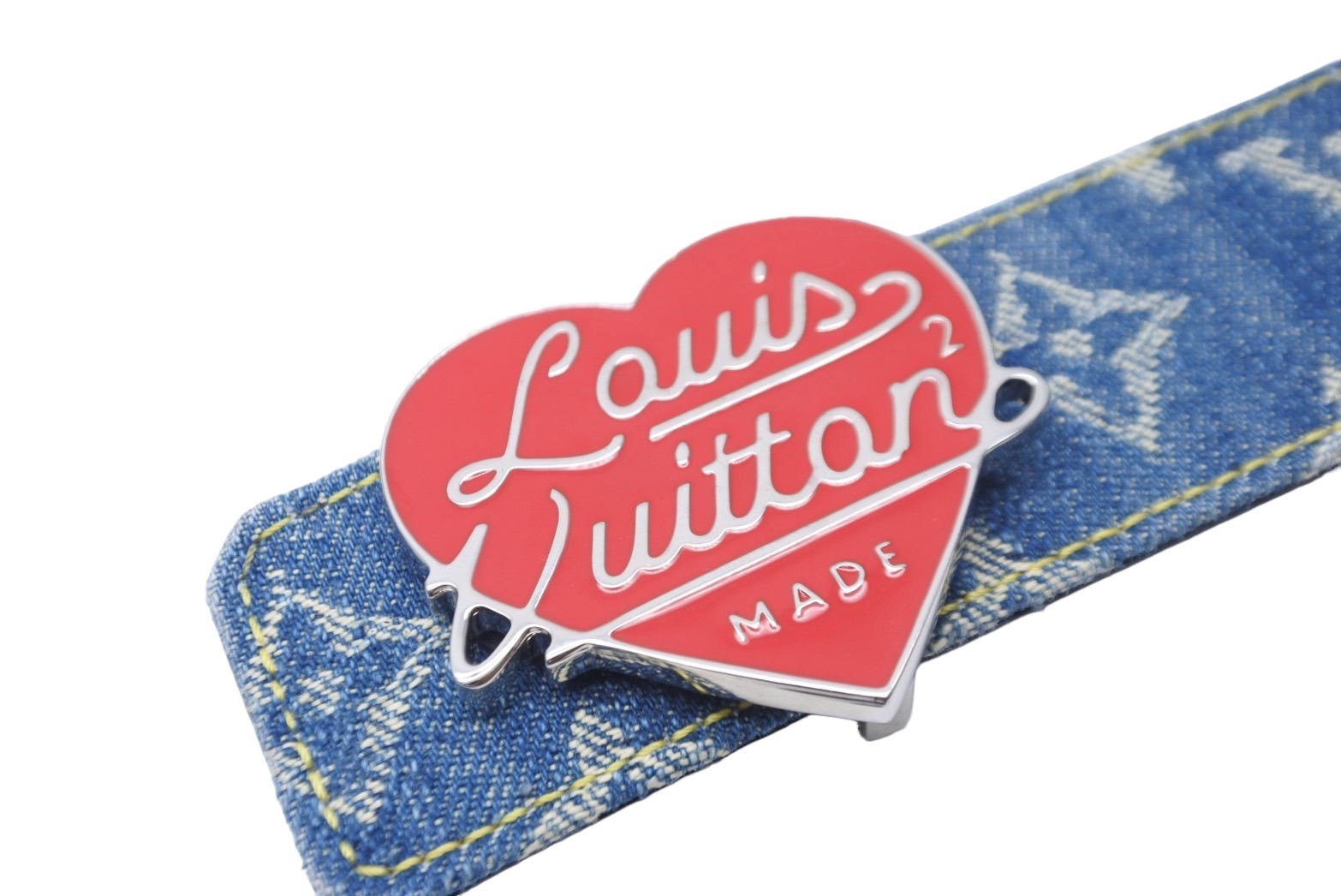 8 LOUIS VUITTON NIGO LVハートリバーシブルベルト LOUIS VUITTON NIGO