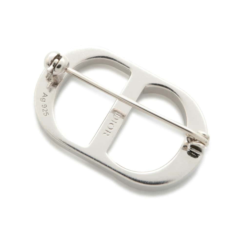 楽天市場】ディオール ブローチ CD Icon ホワイトクリスタル SV925