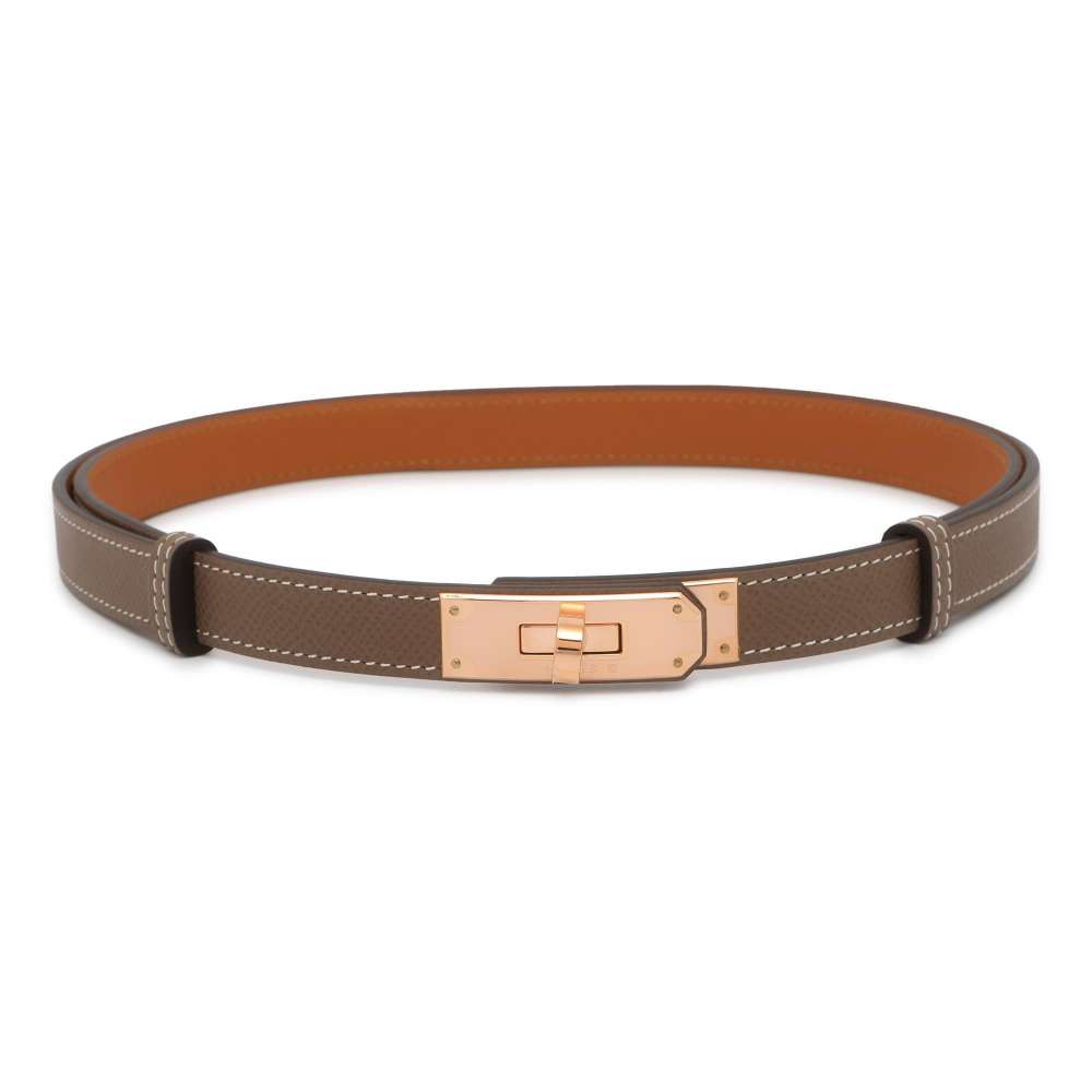 楽天市場】エルメス ケリーベルト エトゥープ/ピンクゴールド金具